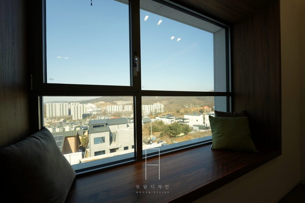 남양주 전원주택 · 블랙 & 우드 방 인테리어